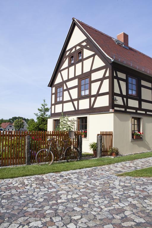 Pension Alte Schmiede Zabeltitz Екстер'єр фото
